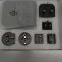 TREVOLTY 2000W Voltage Converter US to Europe, 220V to 110V Converter for Hair Dryer, 7in1 European Travel Plug Adapter with 3AC/2USBA/2USBC (Black)