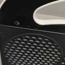 Mini Pizzelle Maker Machine with a 3'' Cutter, Mini Stroopwafel Iron, Bake 2 x 4'' Pizzelles or 3'' Stroopwafels, Excellent for Holiday, Party, Dessert Treat Making & More