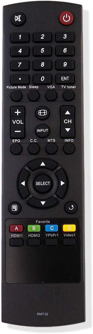 New RMT-22 Remote Control - AIDITIYMI RMT-11 Remote Control for Westinghouse TV LD-2655VX LD-2657DF LD-2680 LD-2685VX LD-4655VX TX-42F810G EW32S5UW EW39T6MZ UW48T7HW UW-32S3PW UW-32SC1W UW-37SC1W