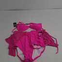 Blooming Jelly Women's One Piece Swimsuit Tummy Control High Waisted Mesh Bathing Suit with Triangle Bikini Top (Hot Pink)