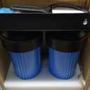 Waterdrop Whole House Water Filter System, with Carbon Filter and Sediment Filter, 5-Stage Filtration, Highly Reduce Lead, Chlorine, Odor and Taste, 2-Stage 5 Micron WD-WHF21-PG, 1" Inlet/Outlet