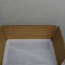 Citylife 7.8 QT 6 Pack Small Storage Bins Plastic Storage Container Stackable Box with Lids for Organizing, Clear White