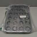 2 Pack Mini Muffin Pan Nonstick 24 Cup, Mini Cupcake Pans for Baking 24 Cups, Carbon Steel