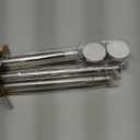 TEECK Shower Curtain Rod, 32-80 inch Adjustable Spring Tension Curtain Rod, Never Rust Anti-Slip Shower Curtain Rod for Bathroom, No Drilling, Never Collapse, Easy to Use, Silver