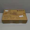 Bamboo Bathtub Tray Caddy - Splash-Proof Adjustable (28.5-40") with Wine Holder, Tablet Stand & Non-Slip Grip | Spa-Grade Organizer for Bath Essentials & Reading- Walnut