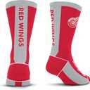 3 x For Bare Feet Unisex Kid's NHL MVP Crew Sock Youth (Red)