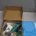 19 Pcs Arctic Animals Figurines Set Polar Animal Figurine Polar Bear Penguin Figurines Winter Animal Toy Figures Pine Trees Artic Diorama Supplies for School Project Sensory Bin Filler DIY Craft Gifts