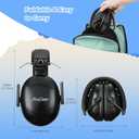 ProCase Noise Cancelling Headphones for Kids Toddler, SNR 27dB Noise Reduction Ear Muffs, Hearing Protection for Monster Jam, Concerts, Fireworks, Shooting, Air Show -2 Pack, Blue & Black