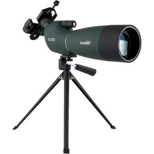 SVBONY SV28 Spotting Scopes with Tripod, Angled 25-75x70mm Spotter Scope with Phone Adapter, Waterproof Fogproof Spotting Scope for Bird Watching, Target Shooting, Wildlife Viewing