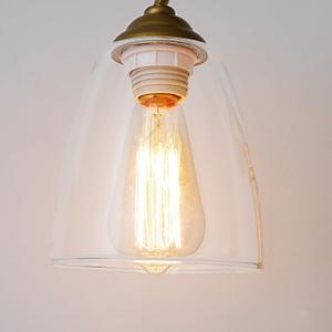 Glass Lamp Shade Replacement for Table Lamps/Floor Lamp/Chandelier/Pendant Light Fixtures/Vanity Lights/Wall Lamp/Island Lights/Ceiling Fan, 1-5/8 Inch Fitter E26 Base, 5.5"W X 6.1"H