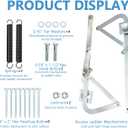 55-2 Attic Ladder Hinge Arms with Springs -for Attic Ladder Hinge Manufactured After 2010 Compatible with Werner Mk5, WU2210, W2208, W2210 Attic Ladder Replacement Kit