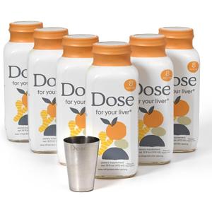 for Your Liver Cleanse Detox & Repair, Organic Milk Thistle Supplement with Turmeric, Dandelion, Ginger, and Orange, Promotes Optimal Liver Function,16oz Bottle, 6 Pack (6 Week Supply)