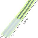 3 x Reflective Bands for Night Walking Reflective Arm Bands Reflective Bands for Outdoor Cycling, Hiking, Jogging, Motorcycle Riding or Running