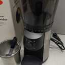 OXO Brew Conical Burr Coffee Grinder - Silver, Stainless Steel Burrs, One-Touch Automatic Smart Grind