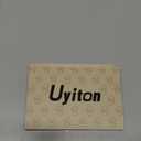 Uyiton Compatible with iPhone 17 Pro Camera Lens Protector - [Not Easy to Break][Strong Adsorption][Case-Friendly] Metal Tempered Glass Rear Camera Screen Cover - Deep Blue, 2 Packs