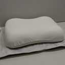 C CUSHION LAB Deep Sleep Pillow, Patented Ergonomic Contour Design for Side & Back Sleepers, Orthopedic Cervical Shape Gently Cradles Head & Provides Neck Support & Shoulder Pain Relief - Calm Grey