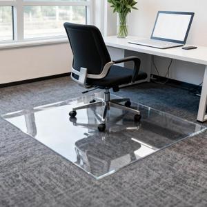 Elasticity Clear Chair Mat 40" x 60" - Transparent Protective Floor Mat for Hardwood & Tile Floors, Home & Office Rectangle Hard Floor Protection Mat