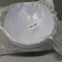 bUCLA 12 Pack White Plastic Serving Bowls - 54 OZ Angled Table Salad and Fruit Bowls Disposable for Chip&Candy - Ideal for Party & Wedding