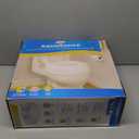 AquaSense 770-610 4" Portable Raised Toilet Seat Riser, Elevated Toilet Seat for Seniors