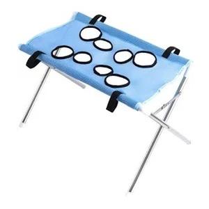 Foldable Pet Grooming Hammock for Small Dogs & Cats - Sturdy Aluminium Alloy Support Suitable, Dog & Cat Grooming Table - Gentle Joint Support for Nail Trimming, Bathing & Care, No Hook Needed -8.8 lb