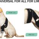 Dog Knee Brace for Torn ACL Hind Leg, Rear Leg Cruciate Ligament Braces for Dogs,Strong Support to Reduce Joint Pain and Muscle Sore, with Side Stabilizers for Back Leg Large