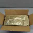 Coffee Bags with Valve(59pcs,4 oz,0.25 lb) Vented Coffee Beans Packaging Bags High Barrier Aluminumed Foil Flat Bottom Heat Sealed Side Zipper Resealable Storage Bag for Home or Business（Gold）