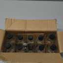 10 Pack, 4 Oz Small Clear Glass Bottles w/Lids & 3 Stainless Steel Funnel - 120ml Boston Round Sample Bottle for Potion, Juice, Ginger Shot, Wellness, Oils, Whiskey, Liquids - Leakproof Travel Bottle