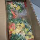 Hoteam 12 Pack Artificial Hanging Flowers Plants for Outdoors 30 Inch UV Resistant Fake Plastic Faux Artificial Plants Bulk for Planter Porch Patio Yard Garden Wedding Wall Indoor