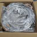 CAROTE Pots and Pans Set Nonstick, White Granite Induction Kitchen Cookware Set, 10 Pcs Non Stick Cooking Set w/Frying Pans & Saucepans(PFOS, PFOA Free)