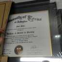GMFrames 11x14 Diploma Degree Frame with Mat or Display 15x18 Certificates without Mat,Solid Wood,Black Finish with Intricate Black Rope Detail,UV Protection Acrylic, 15x18 for 11x14 with Mat