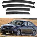 IG Window Visors Fit for 2010-2014 Subaru Legacy, Out-Channel Rain Guards Vent Wind Deflectors 4PC, Car Accessories for 10-14 Legacy