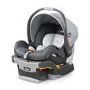 Chicco KeyFit 30 ClearTex Infant Car Seat and Base, Rear-Facing Seat for Infants 4-30 lbs., Includes Infant Head and Body Support, Compatible with Chicco Strollers, Baby Travel Gear, Slate/Grey, Mfg Date 03/2026, ED 03/2032