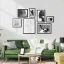 RUN HELIX 12x12 Picture Frame, Wall Gallery Photo Frames,Stable and Sturdy Gold Frame with High Definition Plexiglass,12x12 Poster Photo Frame,Horizontal and Vertical Formats for Wall Hanging, Gold
