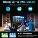 2026 WiFi Extenders Signal Booster for Home Long Range Up to 12880 sq. ft & 40 Devices, WiFi Extender Signal Booster, Internet Booster, Long Range WiFi Extender,Quick Setup
