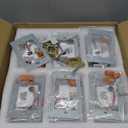 FTL 12-Pack Outdoor Step Lights LED Stair Lights Indoor, 12V 3000K/4000K/5000K Color Changing Deck Stair Light Outdoor, 3.5W 150LM Low Voltage Lights for Steps, Waterproof White