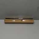 Curtain Rod for Windows 18-45 Inch, Black 5/8 Inch Small Window Treatment Rods, Short Adjustable Splicing Drapery pole, Matte Black