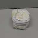 4.5 Inch Ceramic Bowl Set of 4, Geometric Pattern Tableware, Scandinavian Style Tableware, Underglaze, High Temperature Firing (os)