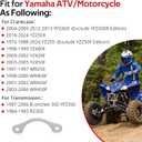 JAVIK Crankcase/Transmission Cover Plate for Yamaha YFZ450/YZ250/YZ450F/YZ400F/YZ426F/WR250/WR400F/WR426F/WR450F/B-anshee 350 YFZ 350/RZ350 1974-2024 O.E.M# 4L0-17471-00-00