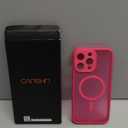 CANSHN Magnetic & Camera Control Compatible with iPhone 16 Pro Max Case, [Full Camera Protection] [Compatible with Magsafe] [Translucent Matte] Shockproof Protective Phone Cover 6.9 Inch - Hot Pink