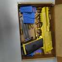 Soft Bullet Toy Gun with Ejecting Shells Safe EVA Foam Bullets Toy Pistol, Educational Toy Gun for Kids, Boys, Gifts, Outdoor Play, Role Play, Easy to Use and Fun Shooting Experience-Gold