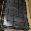 MidWest Homes for Pets 30-Inch iCrate Folding Dog Crate with Divider Panel, Leak-Proof Tray & Secure Latches  Metal Wire Kennel for Medium Breeds  Portable, Durable & Easy to Assemble (Black)