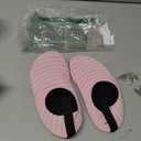 VIFUUR Kids Water Shoes Girls Boys Quick Dry Aqua Socks for Beach Swim Outdoor Sports (Pink), M Pink-26/27