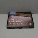 Radar Motion Sensor Puck Lights with Remote Control, RGB Rechargeable Wireless Under Cabinet Lighting for Kitchen, Magnet Stick on LED Closet Lights, Cordless Night Light for Counter, Stair, Bookshelf (4 Pack)