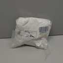 jinchan Linen Textured Tier Curtains 36 Inch for Kitchen Windows Farmhouse Cafe Curtains Small Drapes Rustic Light Filtering Half Window for Living Room Laundry Rod Pocket 2 Panels White