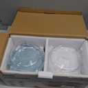 30oz Glass Meal Prep Containers with Lids, Airtight 3.75 Cup Food Storage Containers Set, Heat-Resistant BPA-Free Glass Containers for Soup Leftover, Microwave, Dishwasher, and Freezer Safe (4 Packs) (Multicolor+Clear)