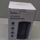 Humidifiers for Bedroom, 2.0L Cool Mist Humidifier for Home Plant and Baby Nursery, Quiet Ultrasonic Humidifier with 360 Nozzle, Auto Shut-Off, Filterless, Black