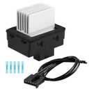HVAC Fan Blower Motor Resistor with Connector Wire Harness Compatible with Ford Fusion 2006-2012 Lincoln MKZ 2007-2012 Zephyr Mercury Milan 2006-2011 Replace #:8E5Z19E624A 6E5Z19E624AA