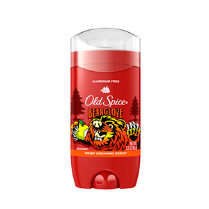 Old Spice Aluminum Free Deodorant for Men, 24/7 Odor Protection, 24/7 Freshness & Lasting Scent, Goes on Clear, Bearglove with Crisp Orchard Scent, 3.0 oz, Pack of 1