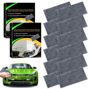 Nanosparkle 12 Pcs Car Scratch Remover, Multipurpose Paint Restore Cloth for Surface Polishing