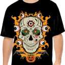 MISS FANTASY Pirate Shirt Women Men - Pirate Costume Outfits Halloween Unisex Adults (XL)